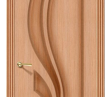 Дверь межкомнатная Браво Шпон файн-лайн Лилия  Ф-05 (Дуб)