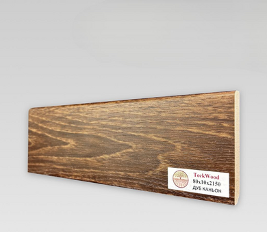 Плинтус МДФ Teckwood Цветной 80х10х2150 мм Дуб Каньон