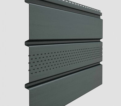 Софит Docke Standart с центральной перфорацией Графит