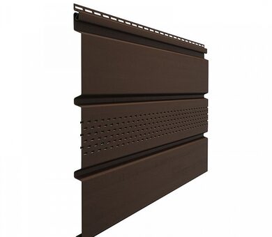 Софит Docke Standart с центральной перфорацией Каштан