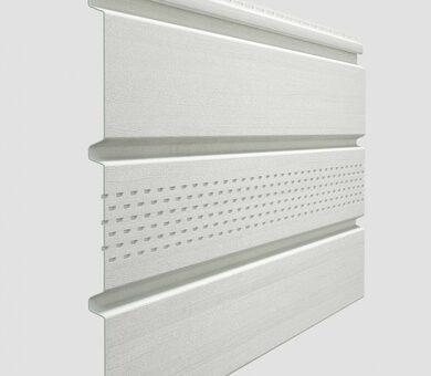 Софит Docke Standart с центральной перфорацией Пломбир