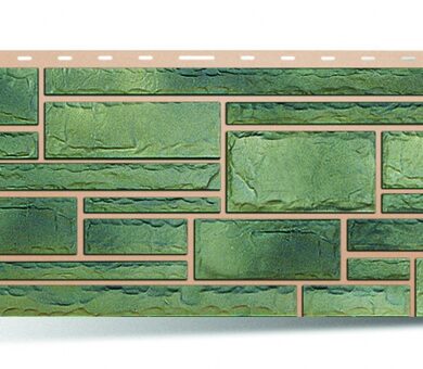 Цокольный сайдинг Альта-Профиль Камень Малахит