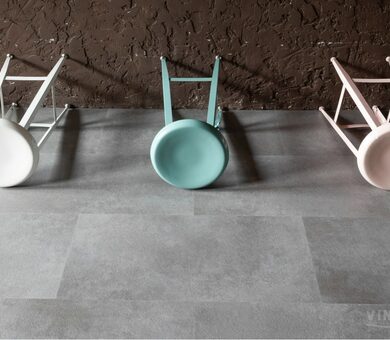 Виниловый ламинат Vinilam Ceramo Stone Цемент 61609