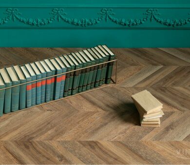 Виниловый ламинат Vinilam Parquet Chevron Нормандия RI153610CL4 43 класс 2.5 мм