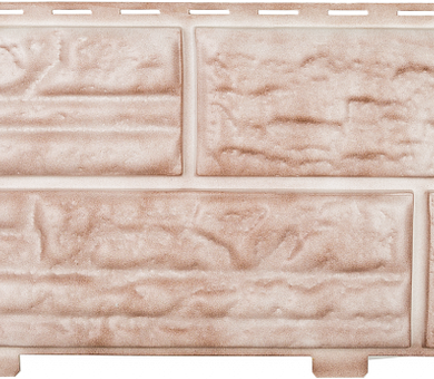 Виниловый сайдинг Альта-Профиль Сланцевая Порода Кремовый